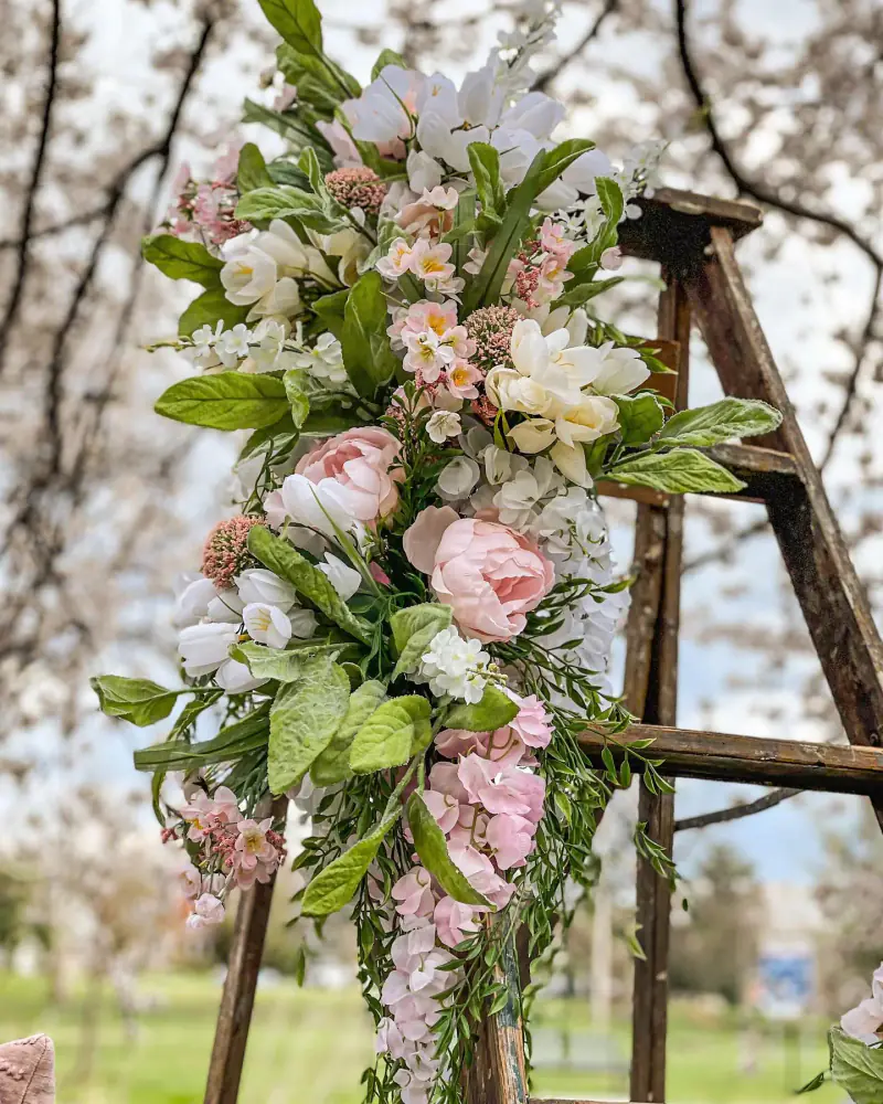 Floral arbor, spring ceremony